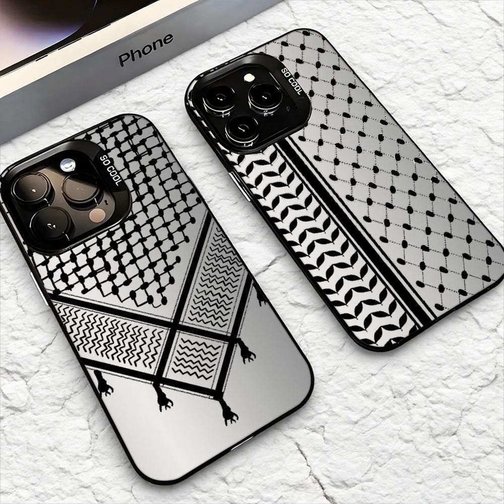 Phone Cases Popular - เคสโทรศัพท์ลายเคฟฟียะห์ ปาเลสไตน์ สำหรับ iPhone 17 16