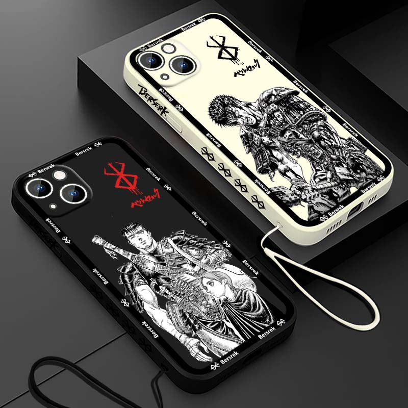 Phone Cases Japan - เคสโทรศัพท์ลายการ์ตูนญี่ปุ่น Berserk Guts สำหรับ Apple iPhone