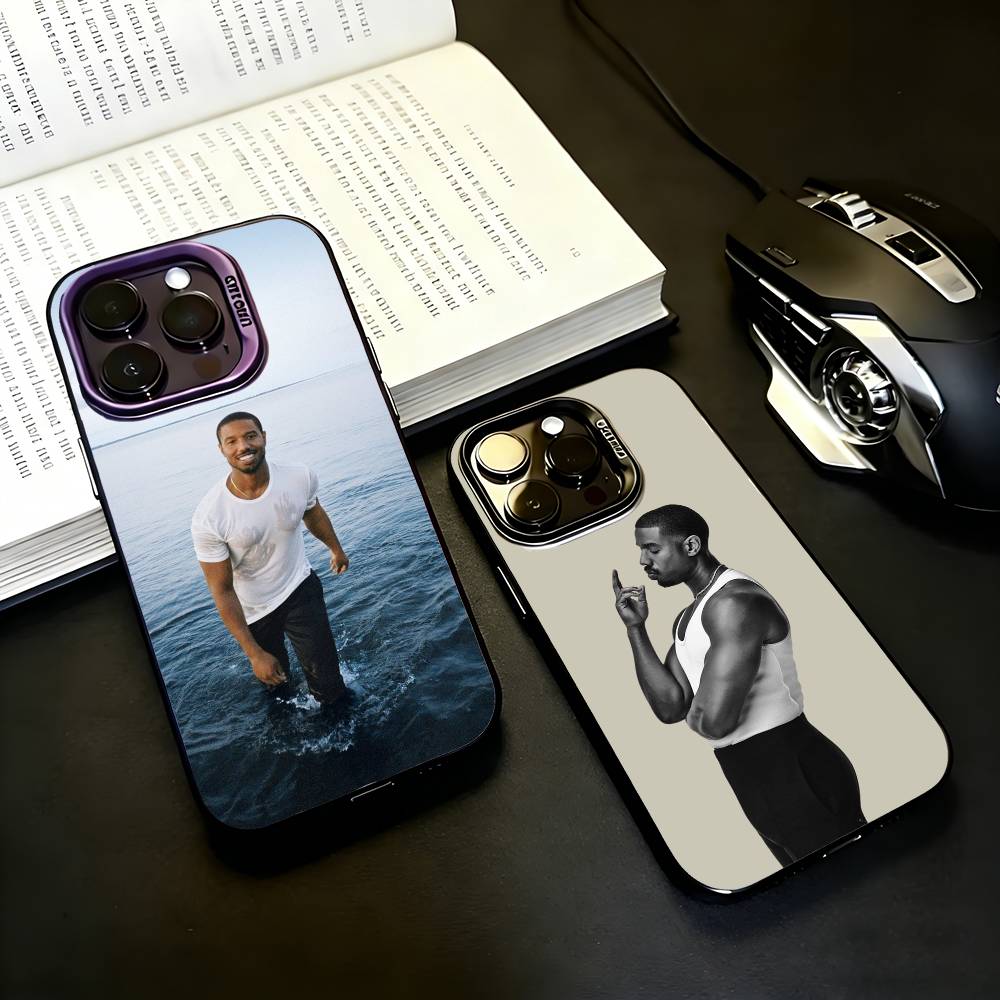 Phone Cases Jordan - เคสโทรศัพท์สีดำลาย M-Michael B. Jordan รุ่น Black