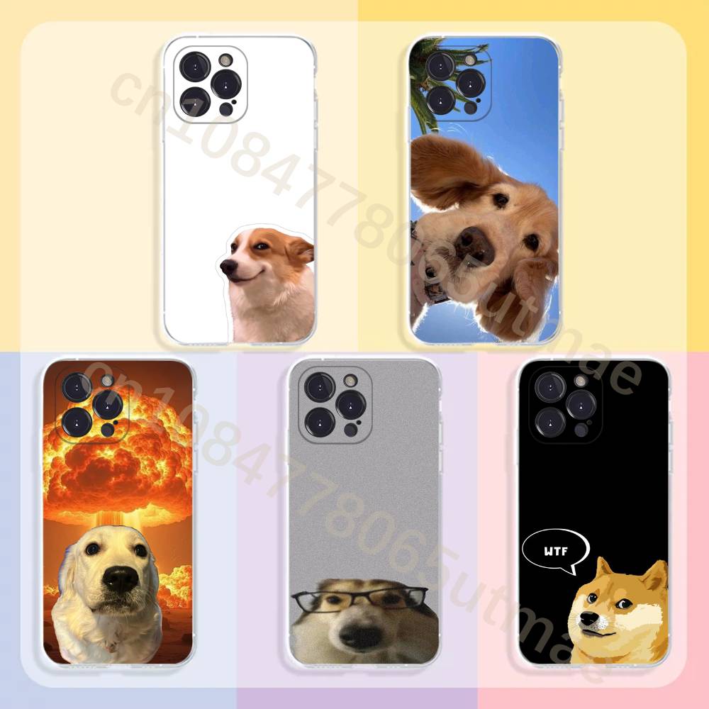 Phone Cases Viral - เคสโทรศัพท์ลายไวรัล ด็อก สำหรับ iPhone17,16,15,14,13,12,11,Pro,Xs,Max,Mini,Plus กันลื่น ทนแรงกระแทก