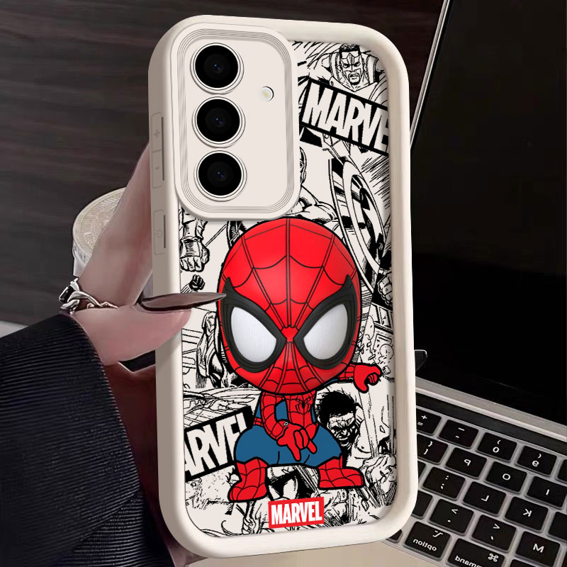 Phone Cases Samsung S25 Fe - มาร์เวล สไปเดอร์แมน คิวท์ ฟันดัสสำหรับซัมซุงกาแล็คซี่ S26 S25