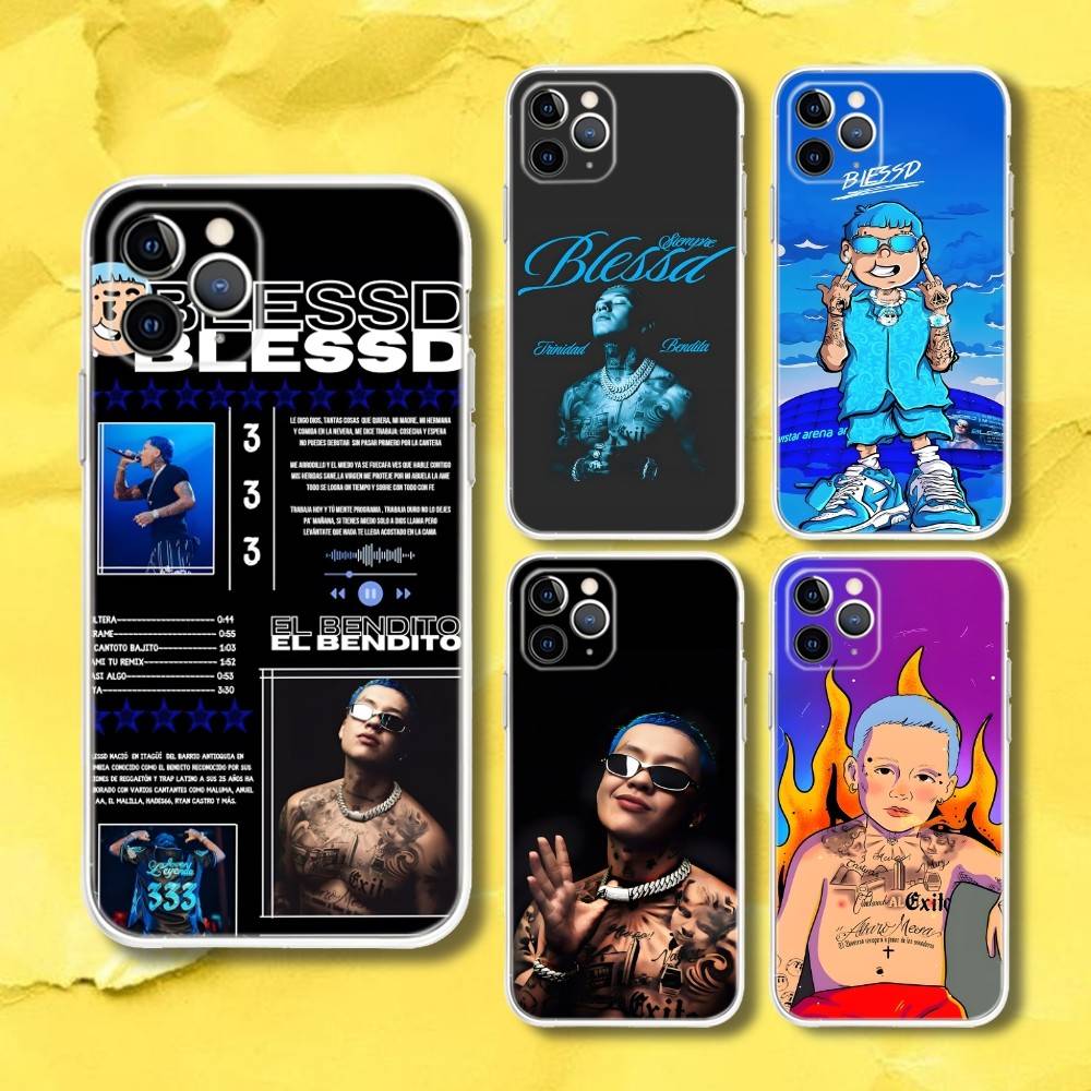Phone Cases Trinidad - B-Blessd TRINIDAD BENDITA เคสโทรศัพท์แบบใสสำหรับ iPhone 17,13,15,12,11,14,16