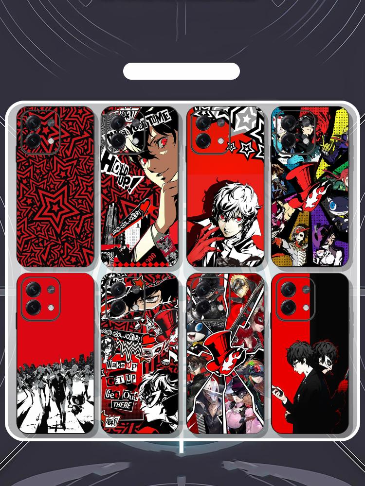 Phone Cases Xiaomi - เคสโทรศัพท์ลายโปสเตอร์เกม Persona 5 Joker สุดฮิต สำหรับ