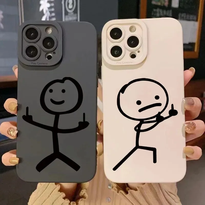Phone Cases Popular - เคสโทรศัพท์ซิลิโคนลายการ์ตูนน่ารัก สำหรับ iPhone 16 11 12