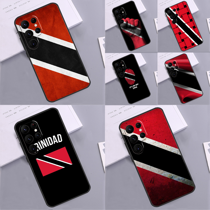 Phone Cases Trinidad - ธงตรินิแดดสําหรับSamsung Galaxy S24 Ultra S9 S10