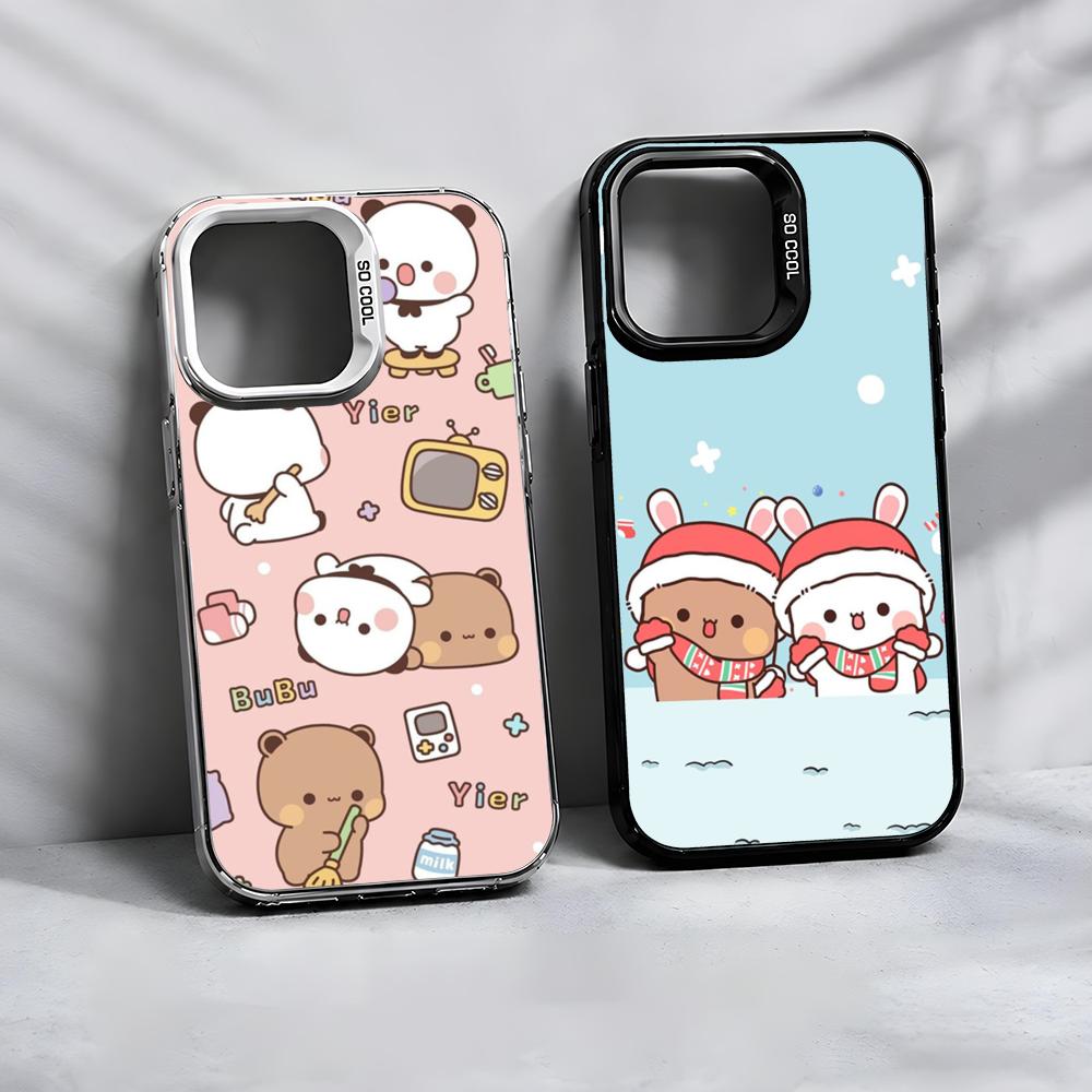 Phone Cases Viral - เคสโทรศัพท์ลายตัวละครไวรัล B-Bubu D-Dudu สำหรับ iPhone 17