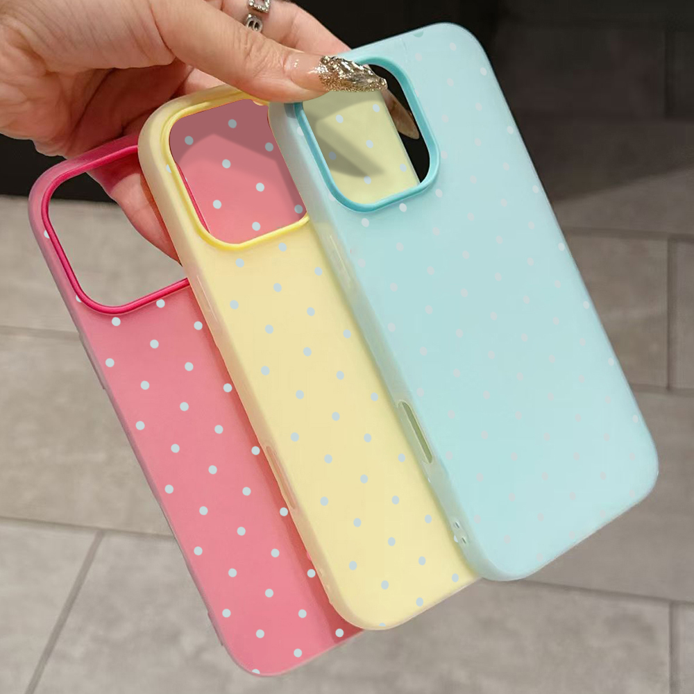 เคสโทรศัพท์ลายจุดสีฟ้าอ่อนน่าร - Phone Cases Protective บทวิจารณ์และราคา