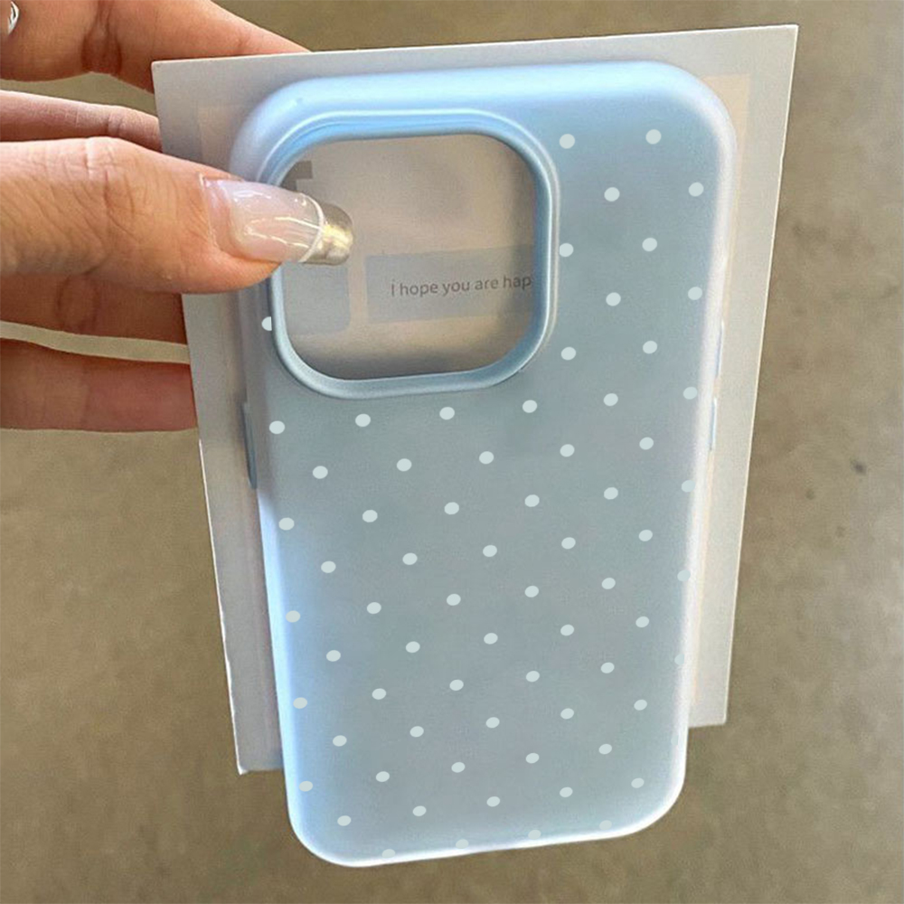 เคสโทรศัพท์ลายจุดสีฟ้าอ่อนน่าร - Phone Cases Protective บทวิจารณ์และราคา
