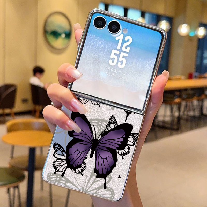เคสโทรศัพท์หนัง PU ลายผีเสื้อส - Phone Cases Z Flip 6 บทวิจารณ์และราคา