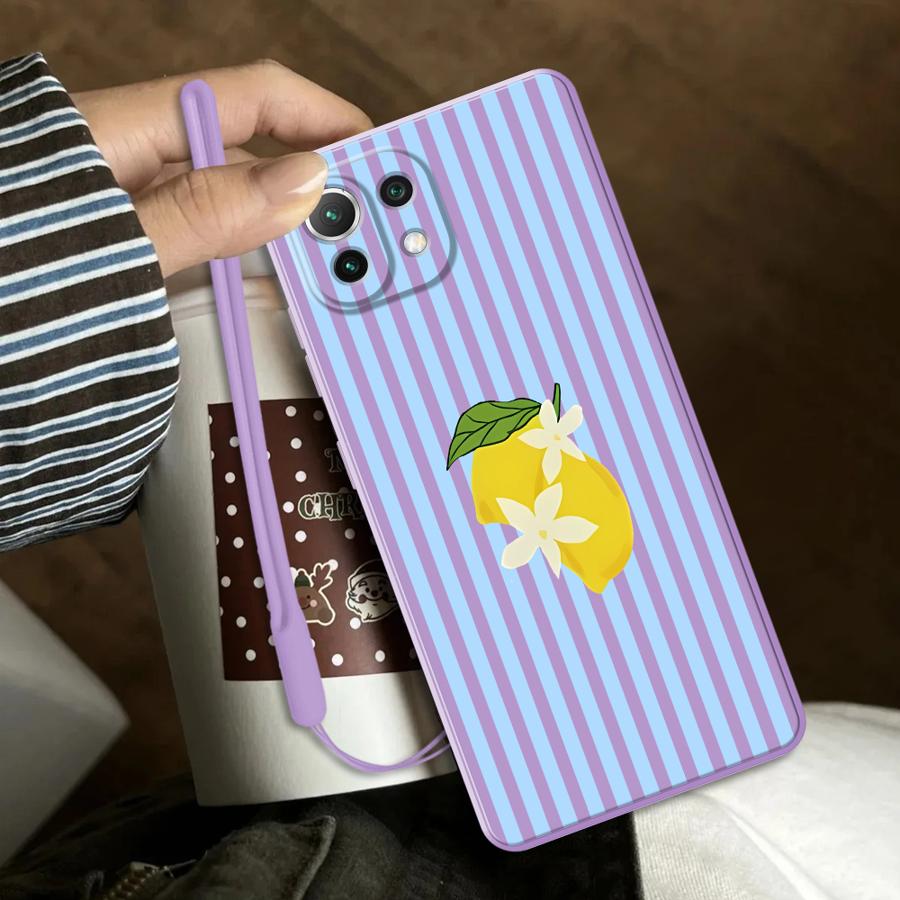 เคสลายมะนาวคูลสไตรป์สำหรับเสี่ - Phone Cases Xiaomi บทวิจารณ์และราคา