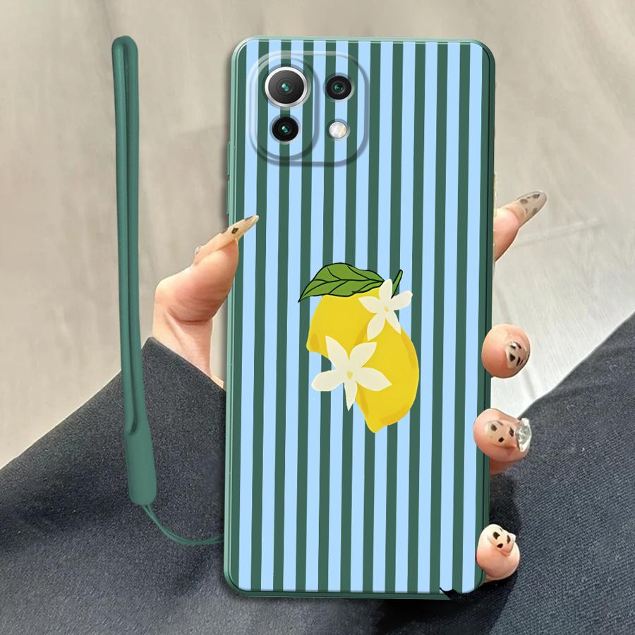 เคสลายมะนาวคูลสไตรป์สำหรับเสี่ - Phone Cases Xiaomi บทวิจารณ์และราคา