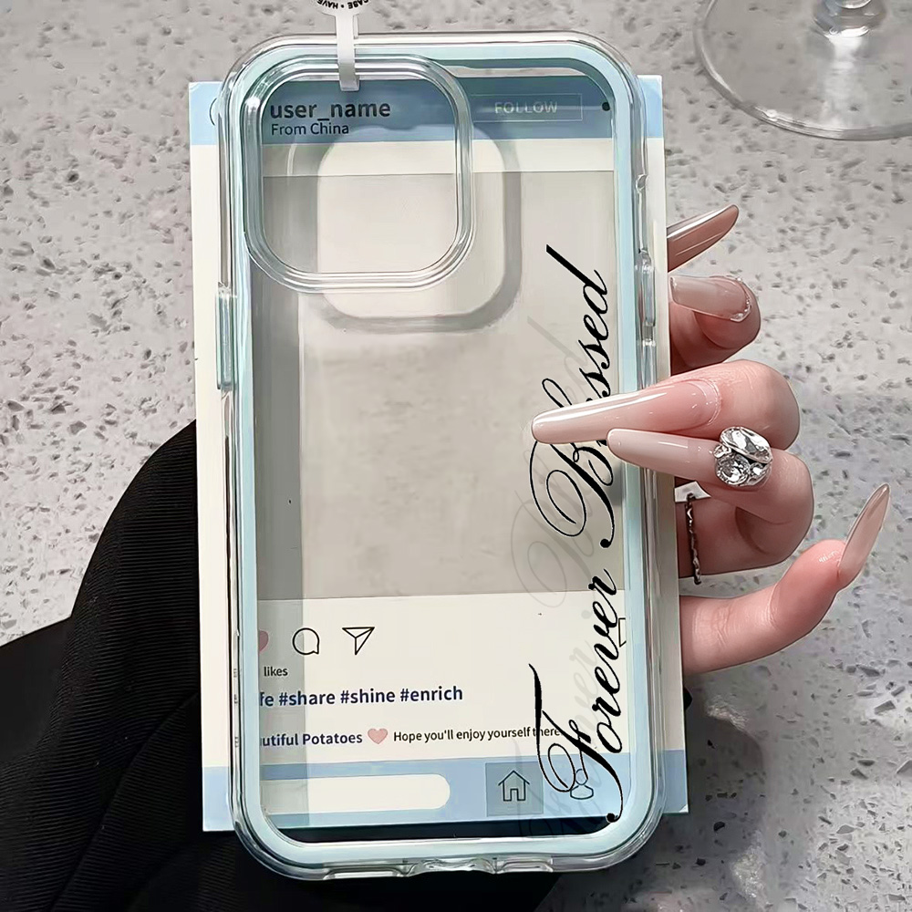เคสโทรศัพท์ใสเรียบง่าย Forever - Phone Cases Protective บทวิจารณ์และราคา