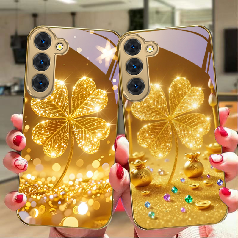 เคสโทรศัพท์มือถือลายโคลเวอร์สี - Phone Cases Samsung S25 Fe บทวิจารณ์และราคา