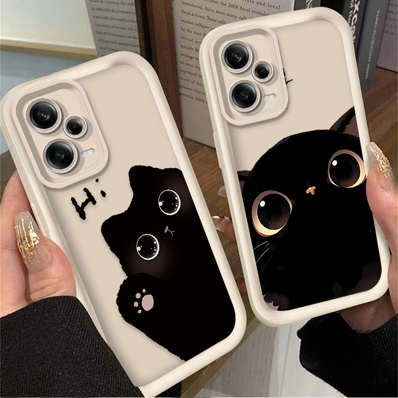 เคสโทรศัพท์ลายแมวน่ารักตาโต สำ - Phone Cases Xiaomi บทวิจารณ์และราคา