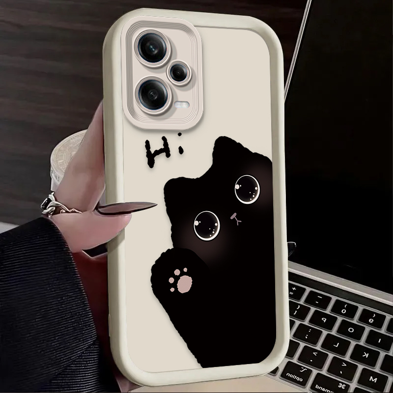 เคสโทรศัพท์ลายแมวน่ารักตาโต สำ - Phone Cases Xiaomi บทวิจารณ์และราคา