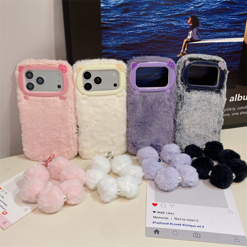 เคสโทรศัพท์ขนเฟอร์สีพื้นสุดหรู - Phone Cases Popular บทวิจารณ์และราคา