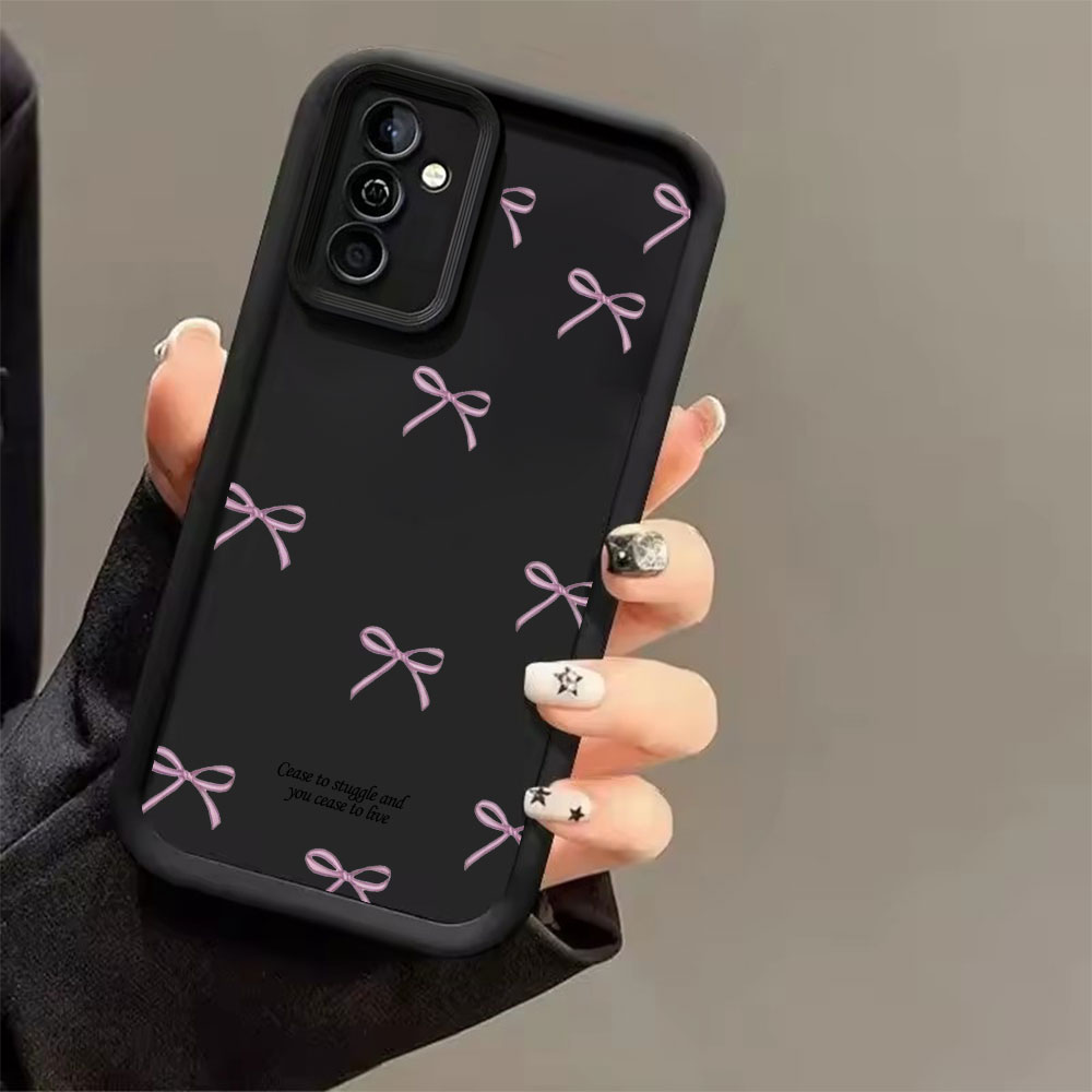 เคสโทรศัพท์ TPU นิ่มลายโบว์สีช - Phone Cases Samsung S25 Fe บทวิจารณ์และราคา
