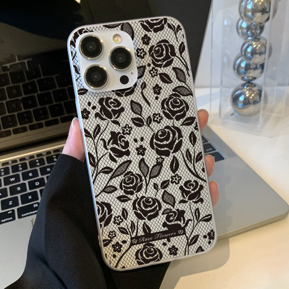 เคสโทรศัพท์ลายกุหลาบ ซิลิโคน ส - Phone Cases Unique บทวิจารณ์และราคา