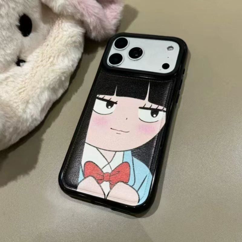 เคสโทรศัพท์หนังลายสาวน่ารักผมด - Phone Cases Japan บทวิจารณ์และราคา