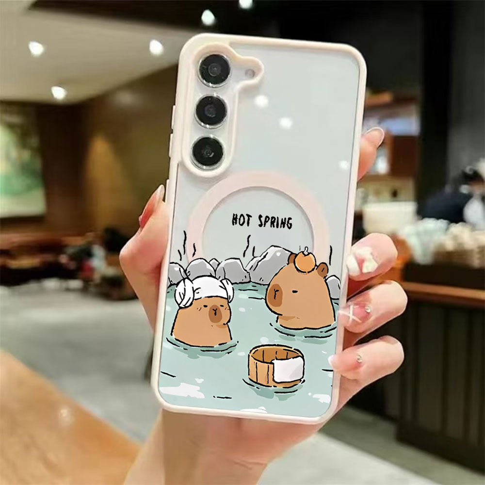 เคสโทรศัพท์แม่เหล็กใสลายคาปิบา - Phone Cases Samsung S25 Fe บทวิจารณ์และราคา