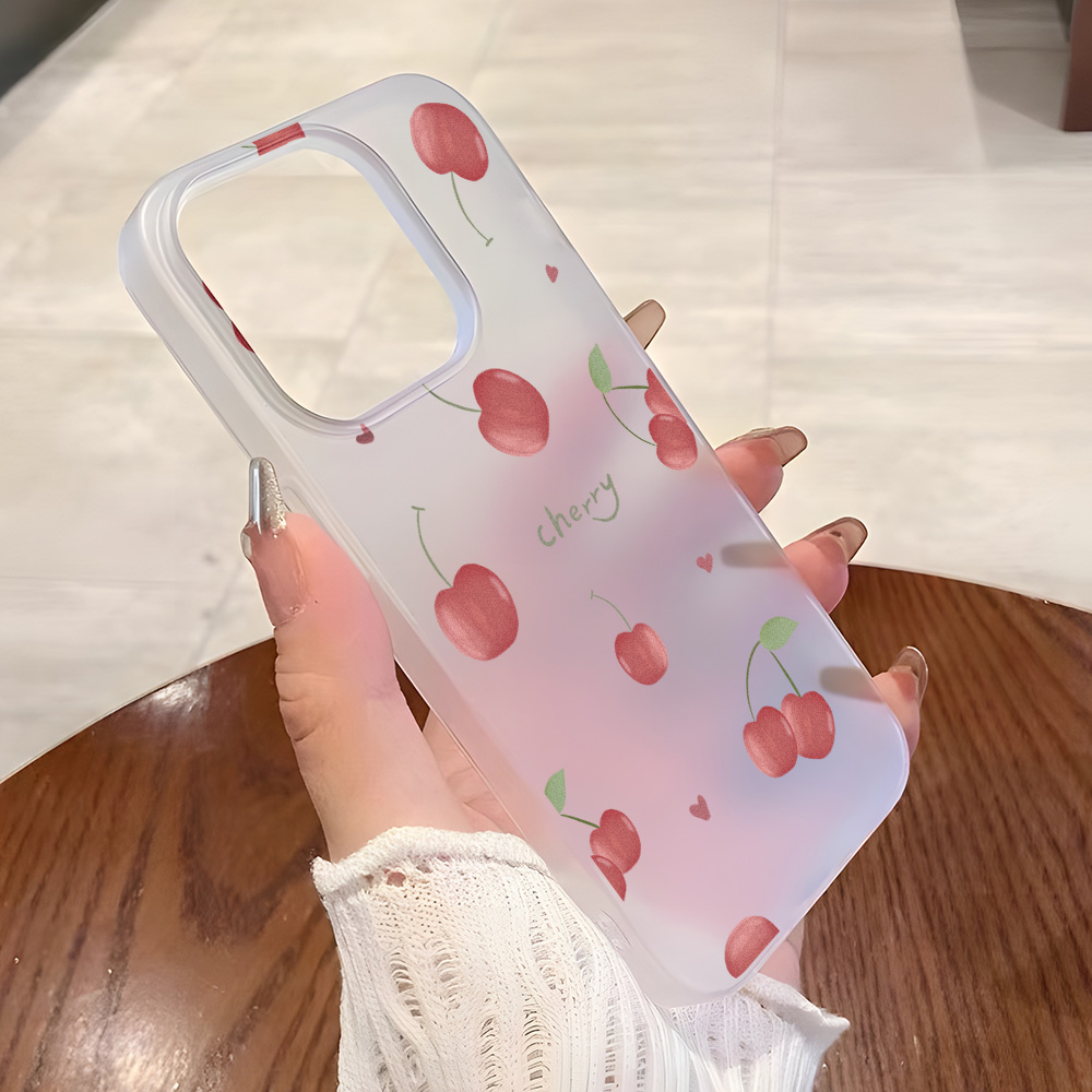 เคสโทรศัพท์ลายเชอร์รี่แบบด้านส - Phone Cases Popular บทวิจารณ์และราคา