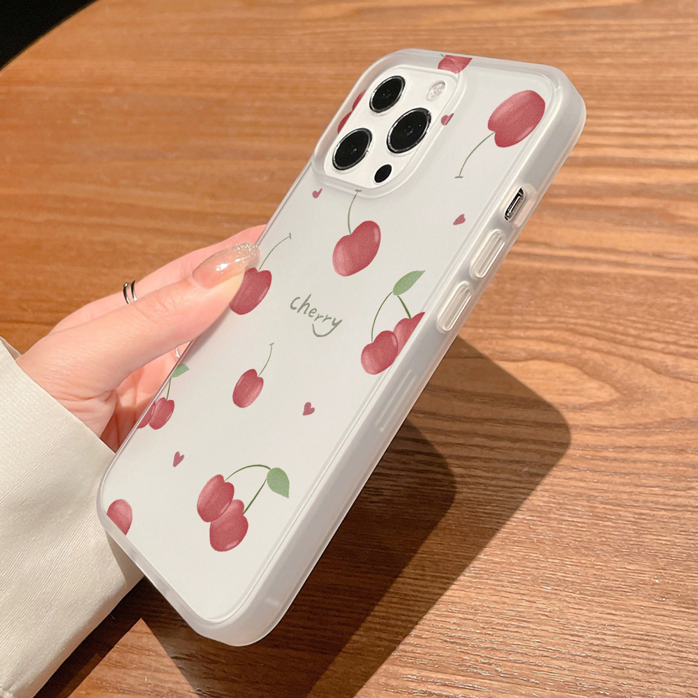เคสโทรศัพท์ลายเชอร์รี่แบบด้านส - Phone Cases Popular บทวิจารณ์และราคา