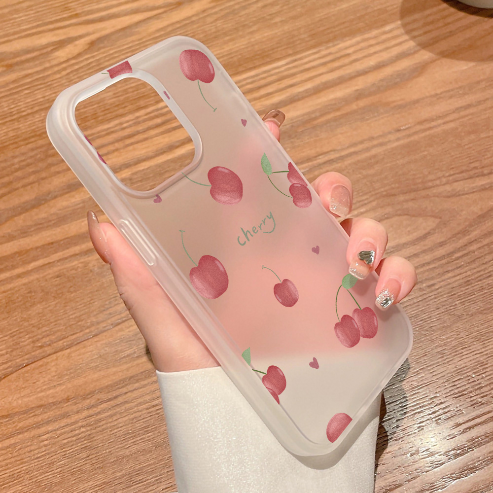 เคสโทรศัพท์ลายเชอร์รี่แบบด้านส - Phone Cases Popular บทวิจารณ์และราคา