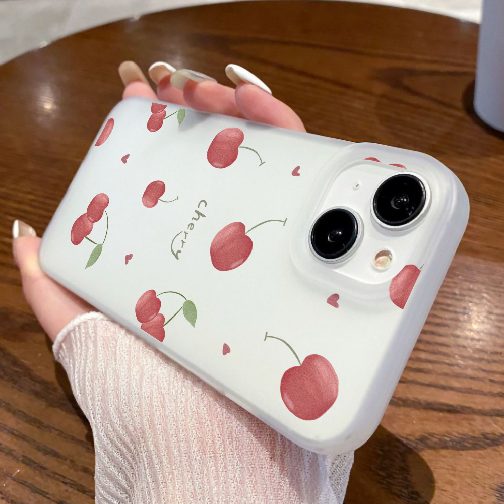 เคสโทรศัพท์ลายเชอร์รี่แบบด้านส - Phone Cases Popular บทวิจารณ์และราคา