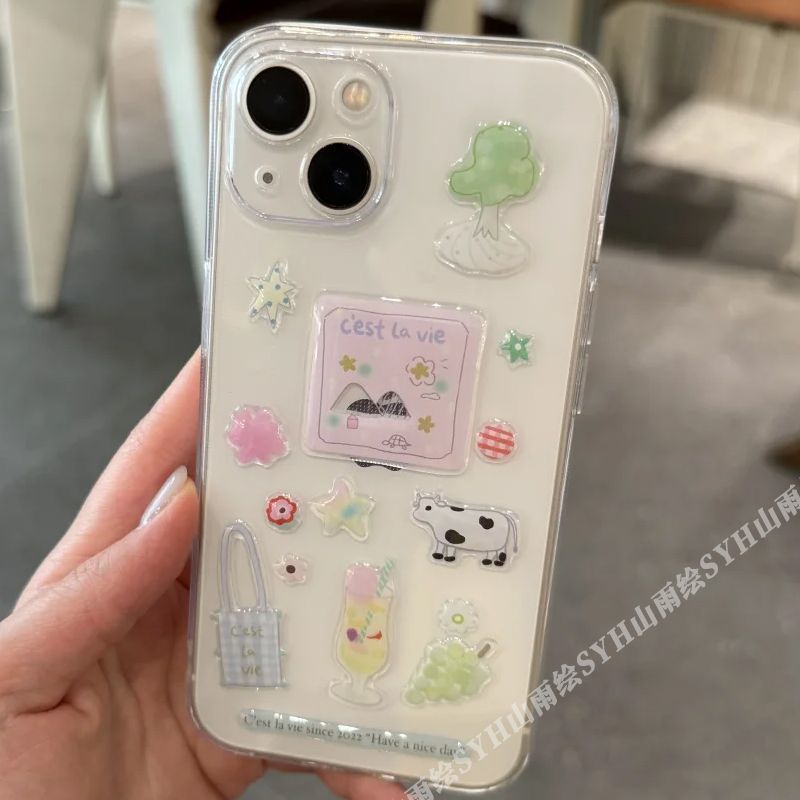 สติกเกอร์เจลลี่นูนๆ สไตล์ Xiao - Phone Cases Viral บทวิจารณ์และราคา