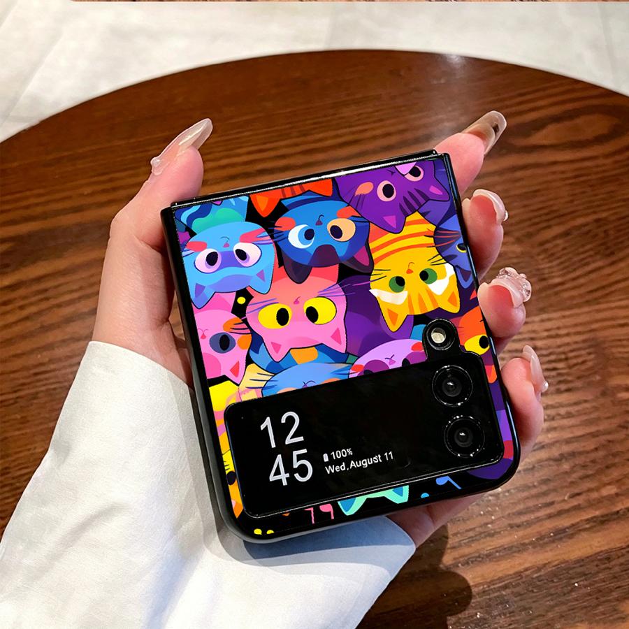 เคสโทรศัพท์แบบเต็มตัวลายแมว สำ - Phone Cases Z Flip 6 บทวิจารณ์และราคา